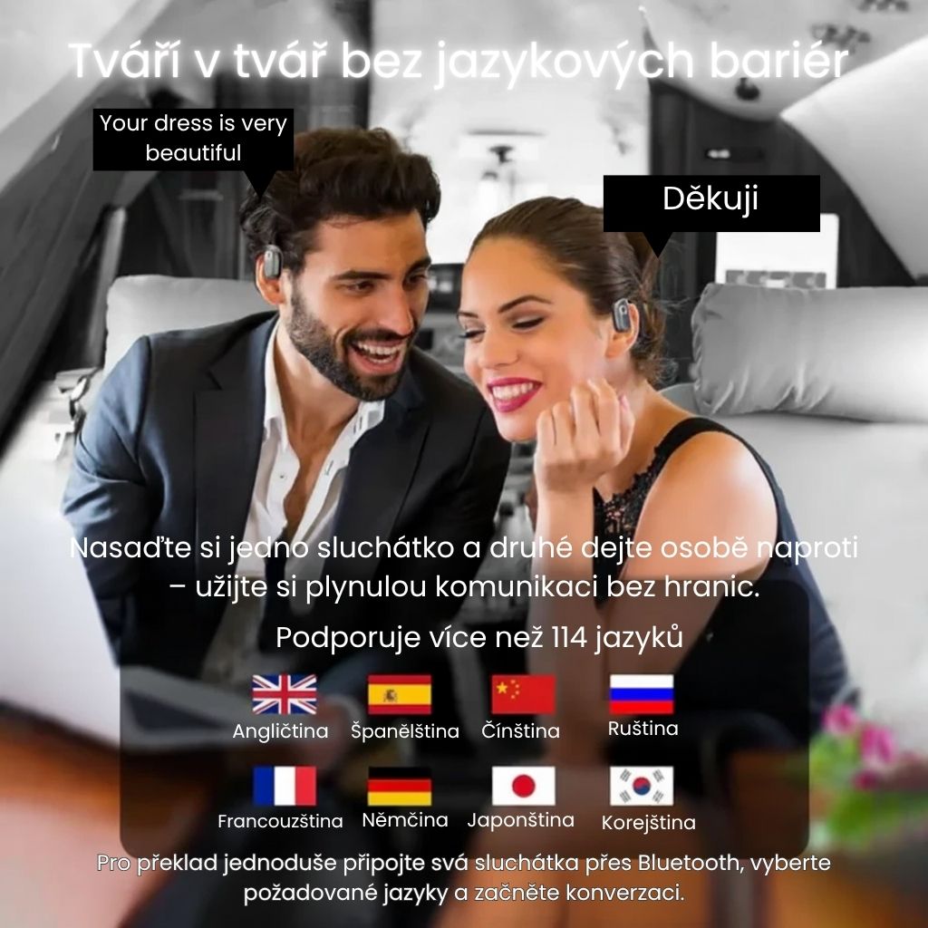 Okamžitý překlad ve 114 jazycích – Chytrá sluchátka EchoLink